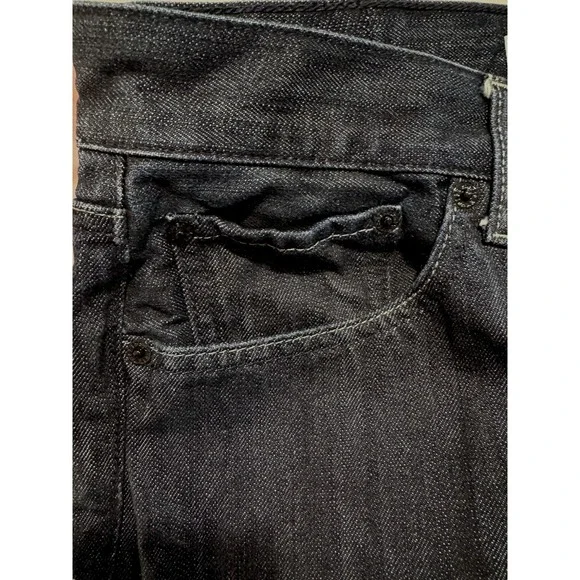 Express Rocco Mens Jeans 32x30 Dark Wash Slim Fit Boot Cut - Picture 8 of 8